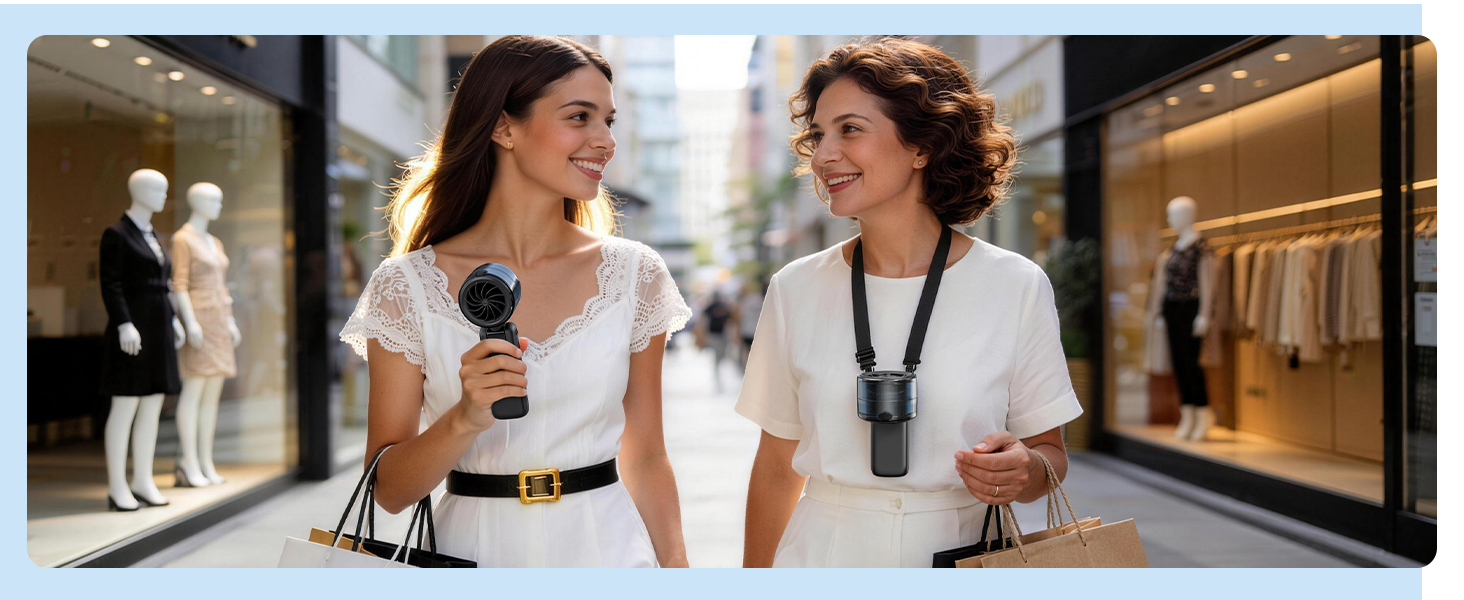 handheld fan for neck