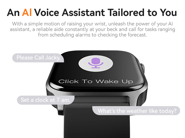 smart watch with voice assistent