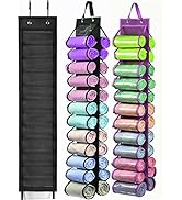 AARAINBOW 2 Packs Yoga Legging Storage Organizer, Closet Clothes Roll Holder with 24 Roll Compart...