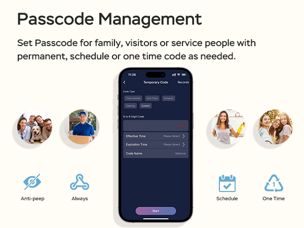 Passcode management