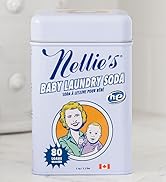 Nellie's Baby Laundry Soda - Powdered Laundry Detergent for Infants and Children - 80 Loads