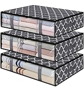 StorageRight Storage Bins, Under Bed Storage Containers, Foldable Clothes Storage Box, Storage Or...