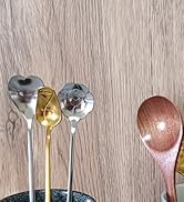 TOPYOKK Ceramic Coffee Spoon Holder for Coffee Bar, Standing Tea Spoon Holder Jar Teaspoon Holder...