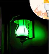 Bitrue LED Flame Light Bulbs, 4 Modes Green Flame Effect Light Bulbs, E26 Base Fire Light Bulb wi...