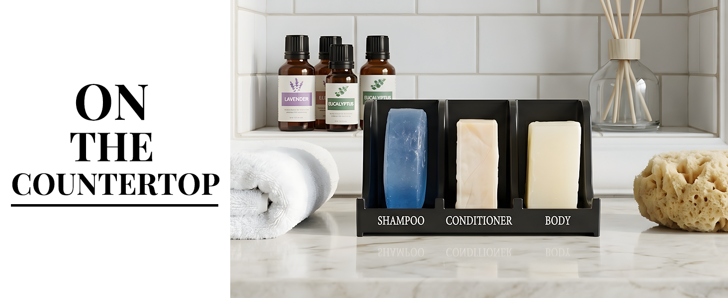 3-compartment soap holder 5