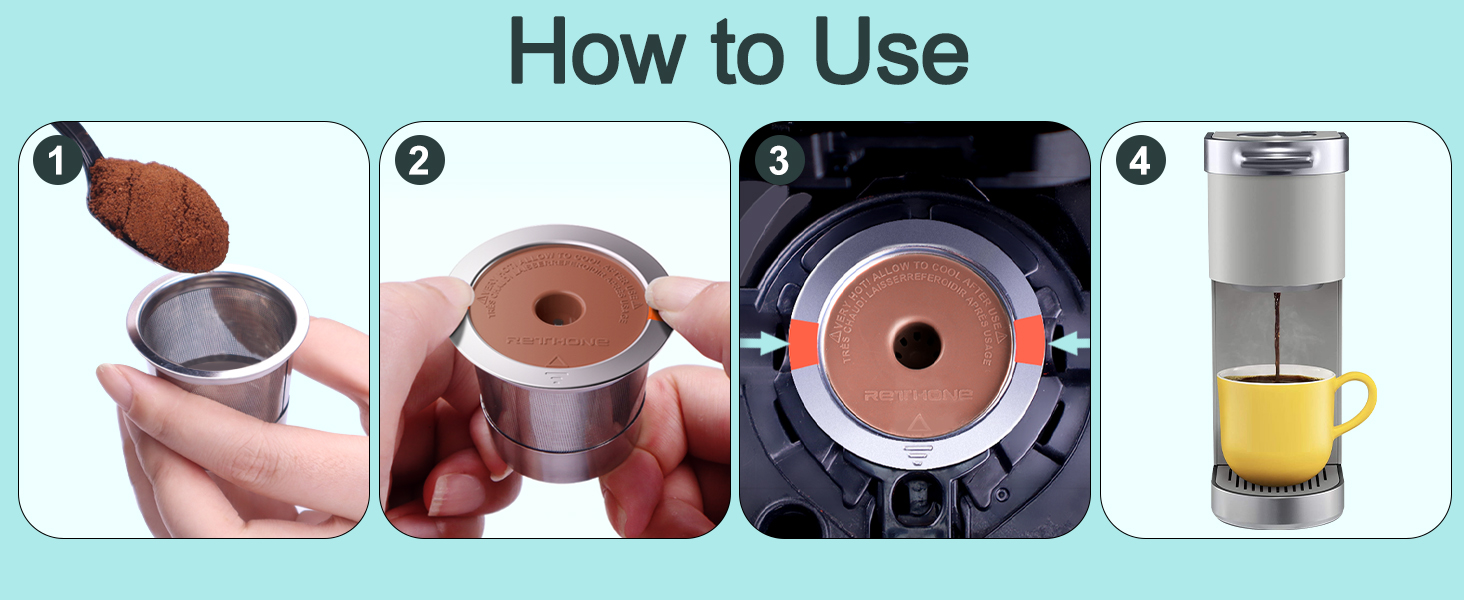 Reusable K Cups Coffee Filter