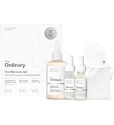 The Ordinary The Mini Icons Set, Travel Size Skin Care to Hydrate and Brighten, Glycolic Acid 7% ...