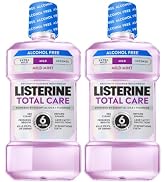 Listerine Mouthwash Total Care Mild Mint Anticavity Treatment for Adults Kills 99.9% of Bad Breat...