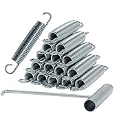 5.5-7 Inch Trampoline Springs Heavy Duty Stainless Steel Replacement Springs, Set of 16
