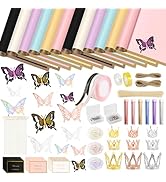 Soleeya 515PCS Flower Bouquet Wrapping Paper, 120 Sheets Waterproof Floral Wrapping Paper, Korean...