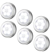 AMIR Upgraded Motion Sensor Light, Cordless Battery-Powered LED Night Light, Stick-anywhere Close...