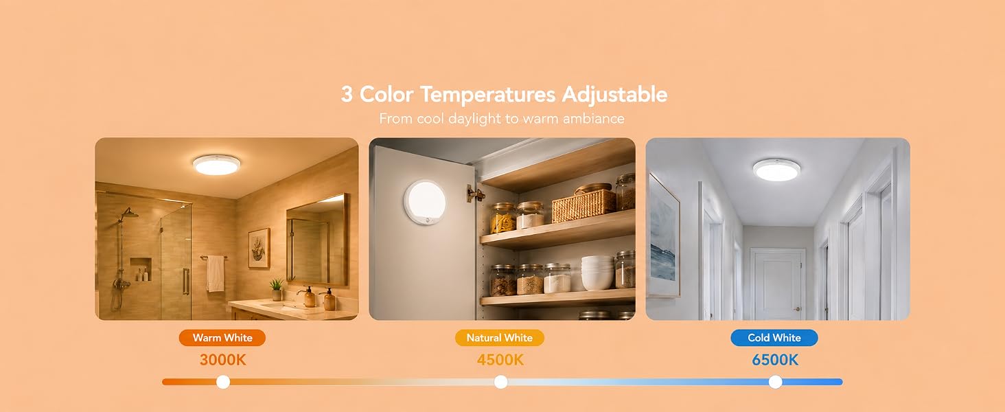 3 Color Temperatures