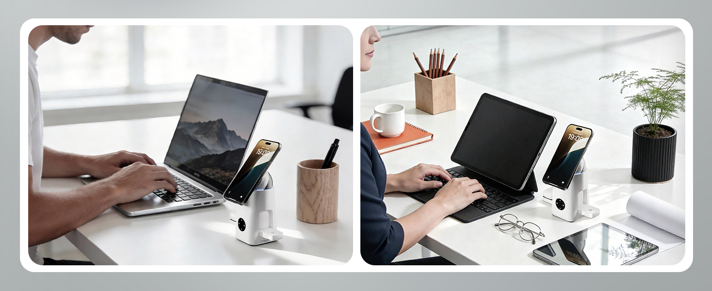 Ambient Night & Tangle-Free Charger