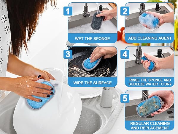 Multi-Purpose Sponges Kitchen