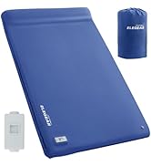 Elegear Self Inflating Sleeping Pad, Built-in Electric Pump 3.1" Ultra-Thick Memory Foam Camping ...