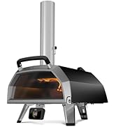Ooni Karu 2 Pro Multi-Fuel Pizza Oven - Wood and Gas Outdoor Pizza Oven with Pizza Stone & Integr...