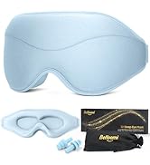 BeHoomi Sleep Mask, Premium Eye Mask for Sleeping, Total Blackout, Superior Soft Comfort, Upgrade...