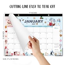 2026-2027 desk calendar