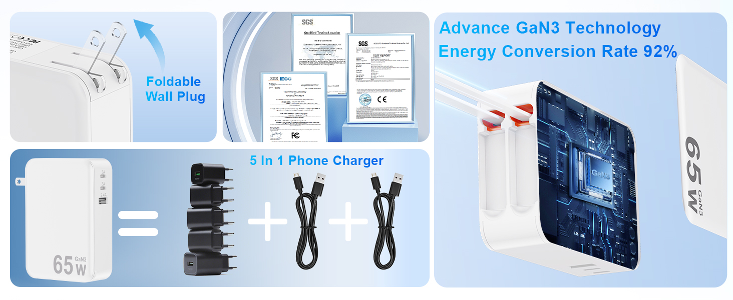 usb c laptop charger 65w