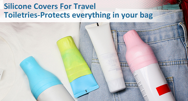 silicone covers for travel toiletries