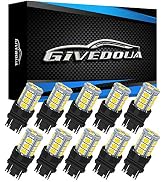 GIVEDOUA 3157 LED Car Bulb Super Bright 12V 3056 3156 3156A 3057 4057 3157 4157 T25 LED Car Bulbs...