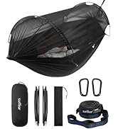 Sunyear Camping Hammock with Net - Double&Single Hammock with House-Like Net- Easy Setup & Pack, ...