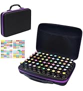 BLIRITEL 60 Bottles EVA Essential Oils Organizer, Hard Shell Essential Oil Storage Carrying Case,...