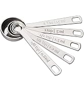 Le Creuset Stainless Steel Measuring Spoons, Set of 5