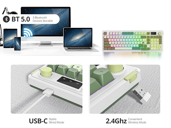 3 mode keyboard