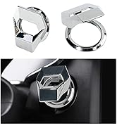 Engine StartStop Push Button Cover,Car Power Control Trim Car Switch Decoration, Aluminum Alloy A...