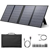 Portable Solar Panel, 60W Foldable Solar Panel Charger for Portable Generator Power Station, Come...