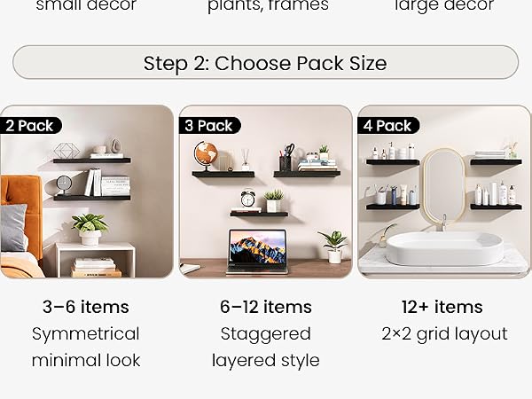 floating shelves select guide