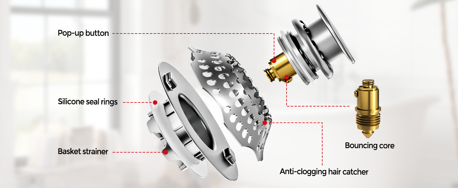 bathtub drain stopper tub stopper bathtub drain bathtub drain plug drain hair catcher
