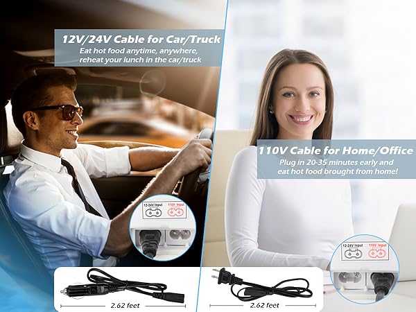 electric lunch box power charger