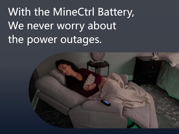 battery pack for reclining furniture