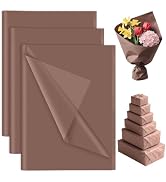 PLULON 120 Sheets Brown Tissue Paper for Gift Bags, Gift Wrapping Paper Tissue Bulk for Crafts Pa...