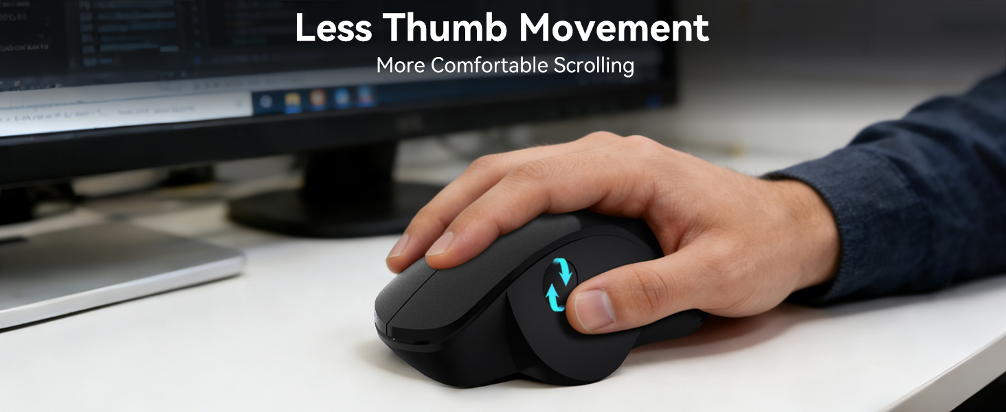 wireless mouse ergonomic right hand
