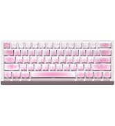 JSJT Cute Cats Themed Keycaps,PBT Side Printed Translucent Keycap, Cherry Profile Keycap Set,74 K...