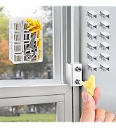 Window Locks,12 Sets Sliding Window Locks with Key, Window Locks for Up and Down Windows,Easy to ...