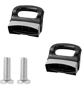 2Pcs Black Replacement Handles for Pots, Metal Pressure Pan Handle Ear Replacement Universal Pan ...