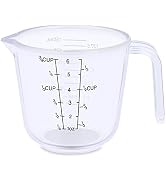DOTINGHUX Measuring Cup, 3/4 Cup, Clear