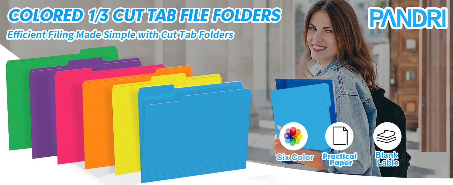 cut tab folder