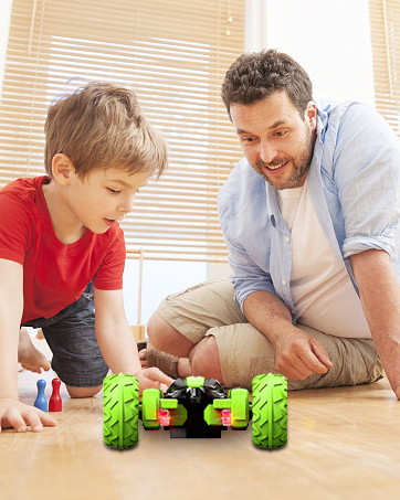 Kid Toy Play with Parent