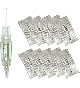 Pinkiou 3RL Disposable Permanent Makeup Pigment Cartridges Stainless Steel Sterile Needles for Ey...