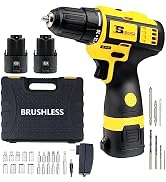 BOSI TOOLS Cordless Drill Set 16.8V Power Drill Driver Kit with 2 2000mAh Batteries and Charger B...
