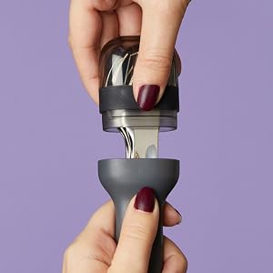 ZOKU Pocket Utensil Set Charcoal fork knife spoon in travel case