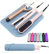 12.0" x 9.0" Plus Size Silicone Heat Resistant Mat, Portable Hot Tools Cover Pad for Curling Iron...