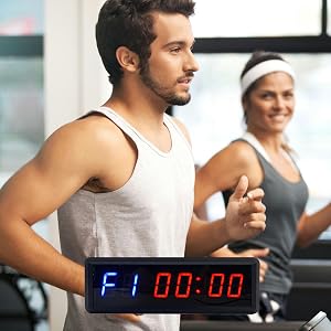 training timing work rest time wall crossfit interval timer clock