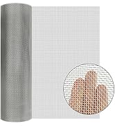 LABALPHA 8 Mesh Stainless Steel Screen, 304 Stainless Steel Screen Heavy Duty 19.6inch x 8ft (50c...