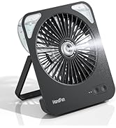 HandFan Portable Desk Misting Fan, 4000mAh Rechargeable Personal Mister Fan, Spray Water Mist Fan...